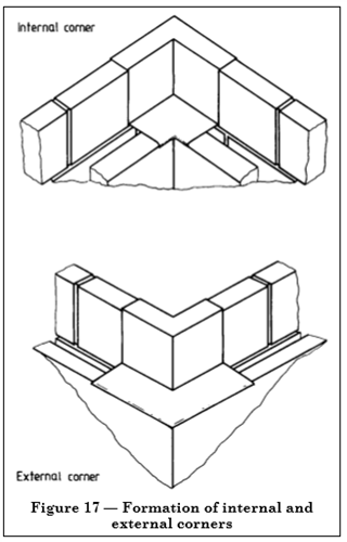 preformed cavity lintel trays